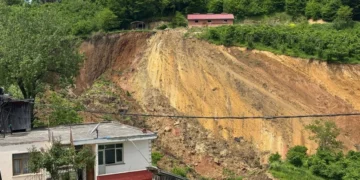 Ordu’da heyelan faciası: Dehşete düşüren anlar kamerada