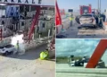 Gişelerde feci ölüm: Otomobil beton bariyere çarptı