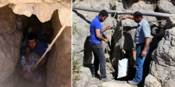 Erzincan’da asırlık gelenek: Peynirler yüzyıllardır doğal buz mağaralarına emanet