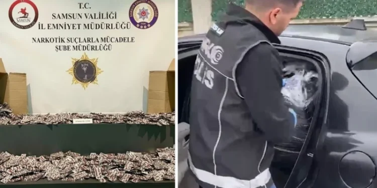 Zehir operasyonu: 129 bin 600 uyuşturucu hap ele geçirildi