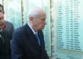 MHP lideri Devlet Bahçeli Ülkücü Şehitler Anıtı’nı ziyaret ediyor