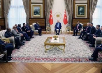 Cumhurbaşkanı Erdoğan Külliye’de Sudan Başbakanı İdris’i kabul etti