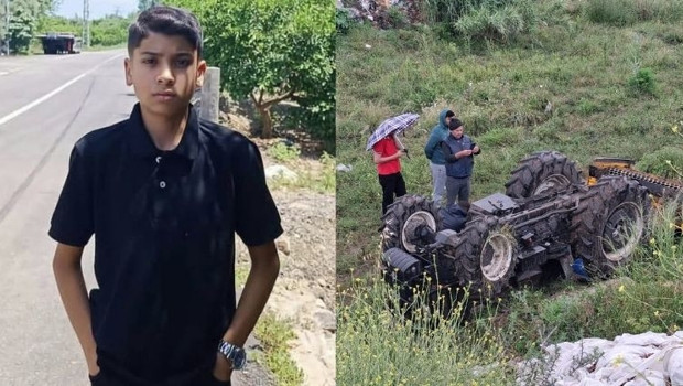 Feci kaza… Devrilen traktörün altında kaldı, hayatını kaybetti