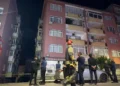 Kolonlarından ses geldi, 7 katlı bina boşaltıldı