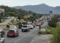 Tatilci akını devam ediyor: 22 kilometre araç kuyruğu oluştu