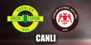 CANLI İZLE | Esenler Erokspor – Çorum FK (play-off finali)