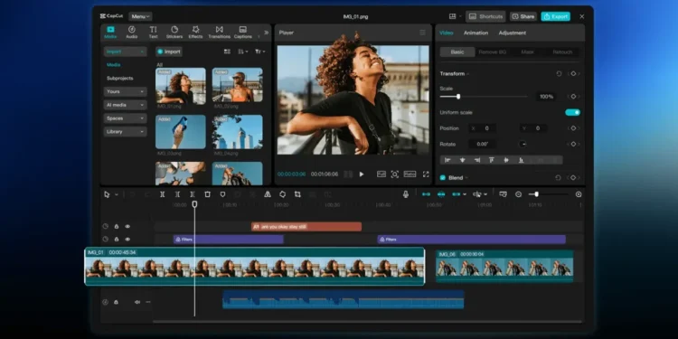 CapCut Pad ile Tablette Masaüstü Kalitesinde Video Düzenleme