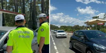 Marmaris ve Datça’ya akın ettiler: İlk 4 gününde 40 bin araç girişi