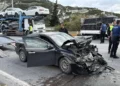 Burdur’da zincirleme trafik kazası: Beş kişi yaralandı