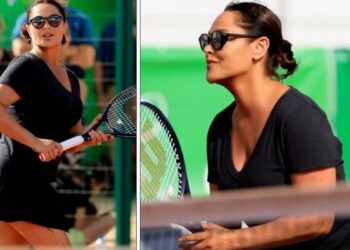 Hülya Avşar’ın tenis pozlarına yorum yağdı: ‘Hepimize bu enerjiden lazım’