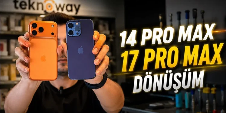 iPhone 14 Pro Max’i iPhone 17 Pro Max’e Dönüştürdük!