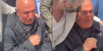 Baba ocağında polisleri gören Mahmut Tanal hüngür hüngür ağladı