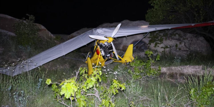 Kapadokya’da microlight hava aracı zorunlu iniş yaptı: 2 yaralı