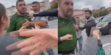 Trafikte tartıştığı kadına dehşeti yaşattı