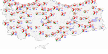 Meteoroloji’den 81 il için kuvvetli sağanak uyarısı