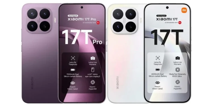 Xiaomi 17T ve 17T Pro Türkiye’ye Geliyor