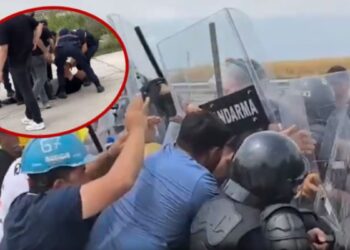 Edirne’de Erdoğan’a seslerini duyurmak isteyen madencilere yerlerde sürüklediler