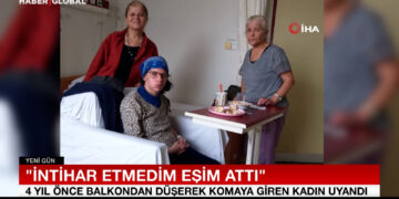 4 yıl önce balkondan düşerek komaya giren kadın uyandı: “İntihar etmedim eşim  attı”