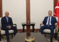 Dışişleri Bakanı Hakan Fidan ABD’nin Ankara Büyükelçisi Tom Barrack’ı kabul etti
