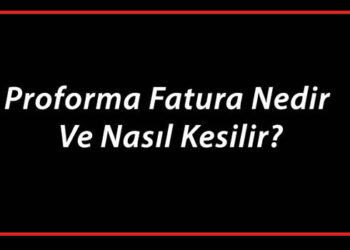 Proforma Fatura Nedir Ve Nasıl Kesilir? Proforma Fatura Nasıl Düzenlenir