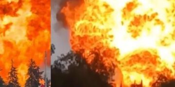 LPG tankeri bomba gibi patladı! 2 bin kişi tahliye ediliyor