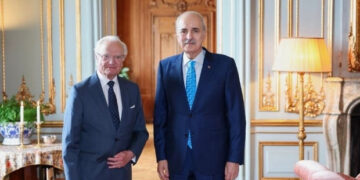 TBMM Başkanı Kurtulmuş, İsveç Kralı Gustaf ile görüştü