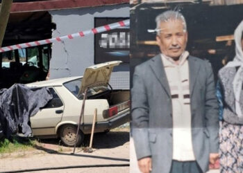 Feci kaza… Duvara çarpan otomobildeki yaşlı çift öldü