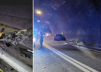 Tünelde korkunç kaza: 1 ölü, 2 yaralı