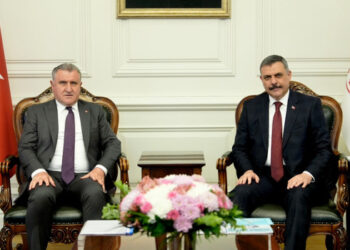 İçişleri Bakanı Çiftçi, Gençlik ve Spor Bakanı Bak ile görüştü