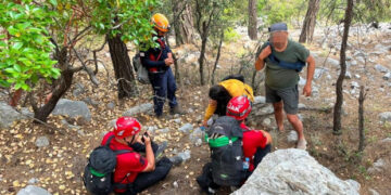 Kral Havuzu’nda kaybolan 2 kişi SOS mesajı ile kurtarıldı