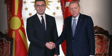 Erdoğan, Kuzey Makedonya Başbakanı Mickoski’yi kabul etti