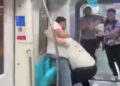 Marmaray’da yumruklu kavga… O anlar kameraya böyle yansıdı