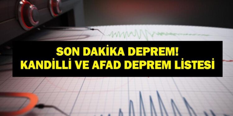 DEPREM SON DAKİKA 14 HAZİRAN! Bugün deprem mi oldu, nerede, kaç şiddetinde? 14 Haziran 2026 AFAD ve Kandilli Rasathanesi son depremler listesi
