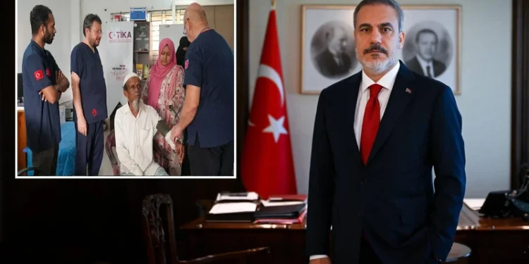 Bakan Fidan, TİKA’nın Arakanlı Müslümanlara yönelik insani yardım faaliyetlerini inceledi