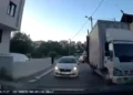 Trafikte ilginç anlar: ‘Aracım arıza yaptı’ dedi, yol vermedi