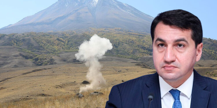 Azerbaycan Cumhurbaşkanı Müşaviri Hacıyev: Ermeni mayınları tehlike saçıyor