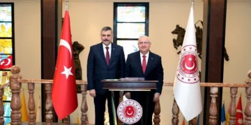 Milli Savunma Bakanı Güler ve İçişleri Bakanı Çiftçi bir araya geldi