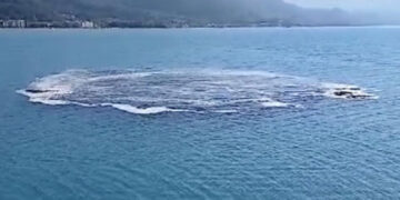 Kastamonu’da paniğe neden oldu! Deniz 10 dakika boyunca kabardı