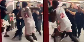 Yunan derbisinde oyuncular yumruklaştı! Ergin Ataman çılgına döndü