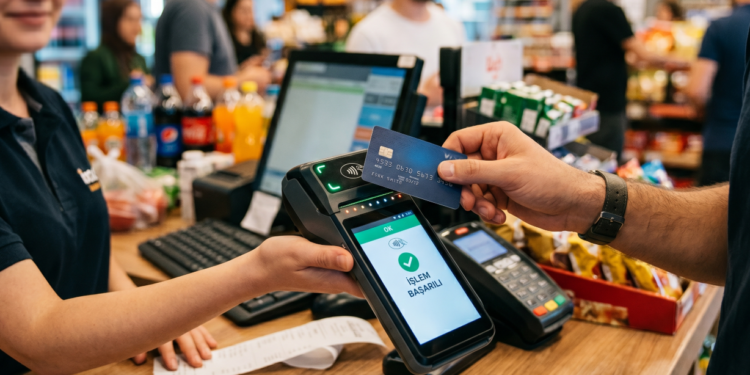 Banka kartından temassız ödeme yapan yandı