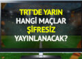 TRT’de yarın (15 Haziran Pazartesi) hangi maçlar şifresiz yayınlanacak?