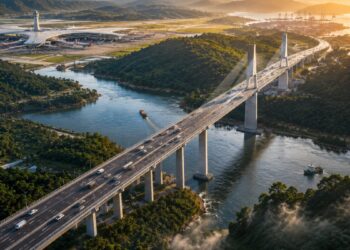 8 şeritli köprü için çalışmalar başladı: Dağlık bölgeyi dev havalimanı ve limanlara bağlayacak