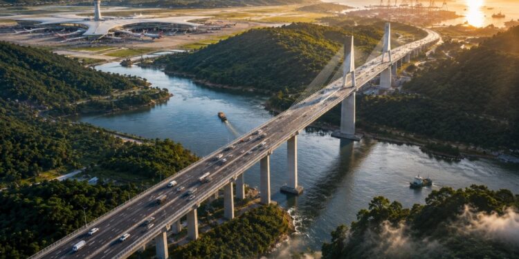 8 şeritli köprü için çalışmalar başladı: Dağlık bölgeyi dev havalimanı ve limanlara bağlayacak
